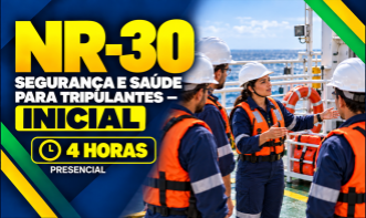 NR 30 - SEGURANÇA E SAÚDE PARA TRIPULANTES - FORMAÇÃO INICIAL (4H)