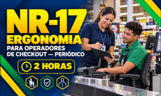 NR 17 - ERGONOMIA PARA OPERADORES DE CHECKOUT - PERIÓDICO (2H)