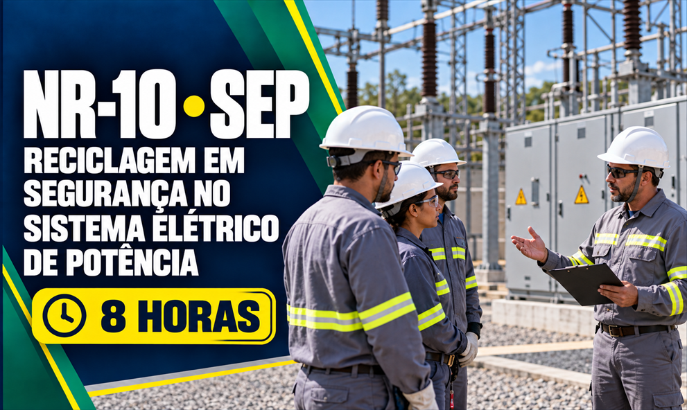 RECICLAGEM  - NR-10 – (SEP) SEGURANÇA NO SISTEMA ELÉTRICO DE POTÊNCIA