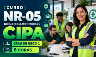 NR 05 -  NORMA REGULAMENTADORA 5   -  CIPA - Grau de Risco 1 (8h)