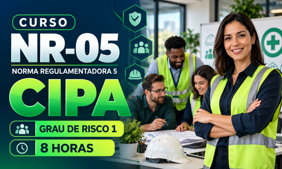 NR 05 -  NORMA REGULAMENTADORA 5   -  CIPA - GRAU DE RISCO 1 (8H)