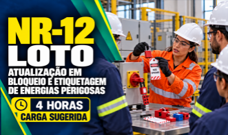 NR-12 - LOTO: ATUALIZAÇÃO EM BLOQUEIO E ETIQUETAGEM DE ENERGIAS PERIGOSAS