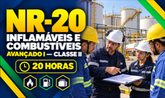 NR 20 - INFLAMÁVEIS E COMBUSTÍVEIS - AVANÇADO I CLASSE II (20H)