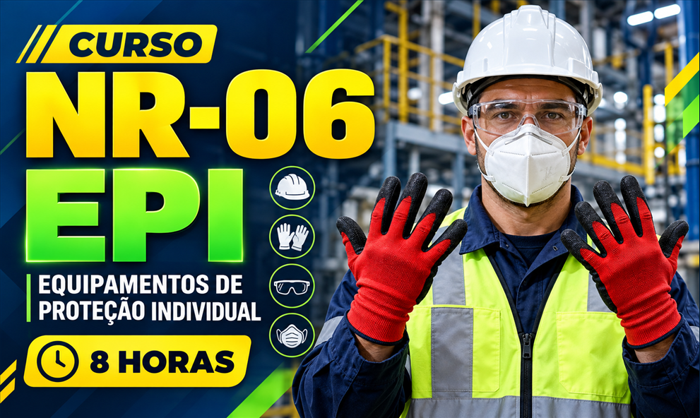 NR 06 - EQUIPAMENTOS DE PROTEÇÃO INDIVIDUAL (EPI) - 08H