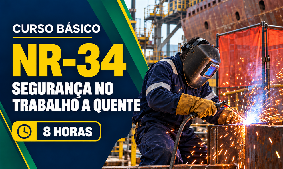 NR 34.5  - SEGURANÇA NO TRABALHO A QUENTE - (8H)