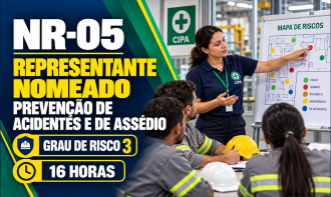NR 05 - CIPA: REPRESENTANTE NOMEADO - GRAU DE RISCO 3 (16H)