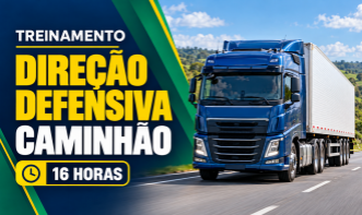 TREINAMENTO DE DIREÇÃO DEFENSIVA PARA MOTORISTAS DE CAMINHÃO (16H)