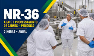 NR 36 - ABATE E PROCESSAMENTO DE CARNES - TREINAMENTO PERIÓDICO (2H)