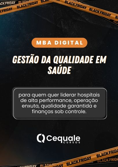 MBA em Gestão da Qualidade em Saúde