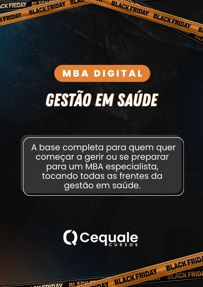 MBA Gestão em Saúde