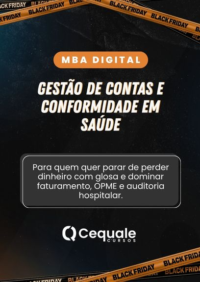 MBA Gestão de Contas e Conformidade em Saúde