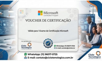 Voucher Exame de Certificação: Microsoft Azure Fundamentals (AZ-900)