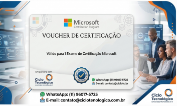 Voucher para certificação •	Microsoft Certified: Power BI Data Analyst Associate (PL-300)