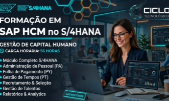 Academia  SAP HCM no S/4HANA: Gestão de Capital Humano Carga Horária: 56 horas