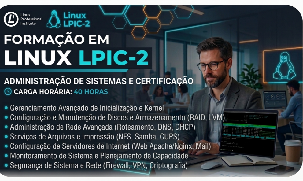 Curso Linux  Preparatório LPIC-2 (40 Horas)