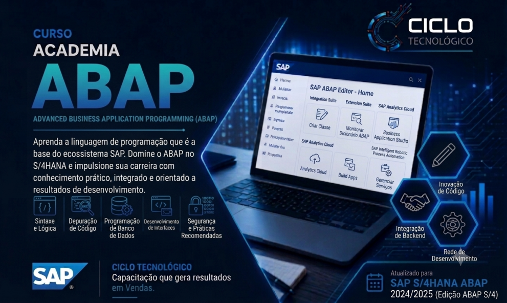 CICLO  SAP ABAP S/4Hana  (40 Horas)