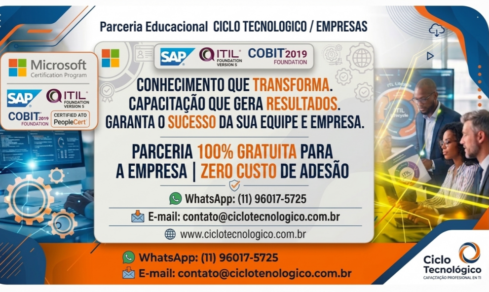 Parceria Educacional Ciclo Tecnológico/Empresas