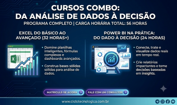 POWER BI na Prática + Excel do Básico ao Avançado