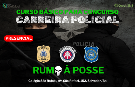 CURSO BÁSICO PARA CONCURSO CARREIRA POLICIAL (PRESENCIAL)