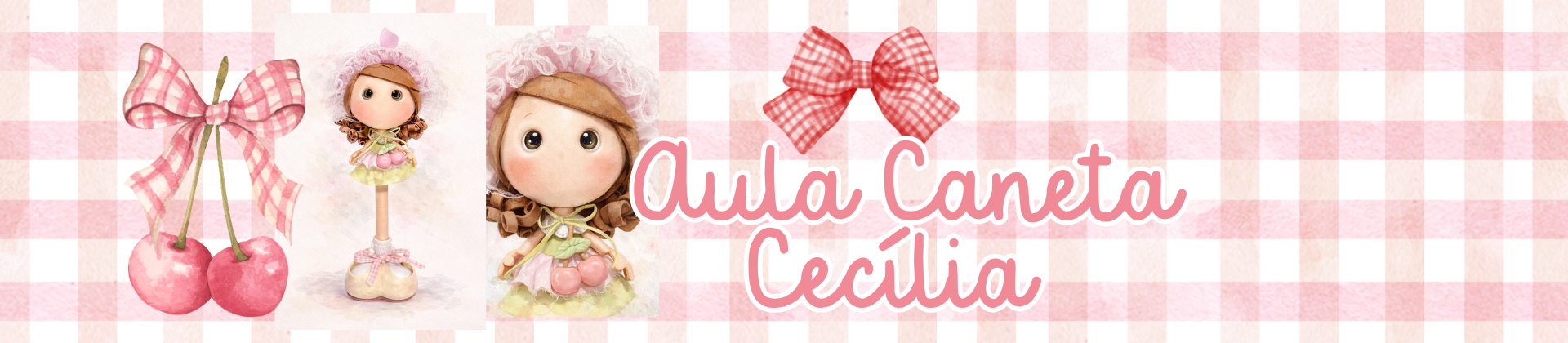 Caneta Cecília - Aula + Moldes