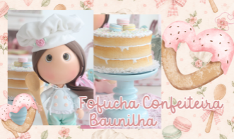 Fofucha Confeiteira + Bolo