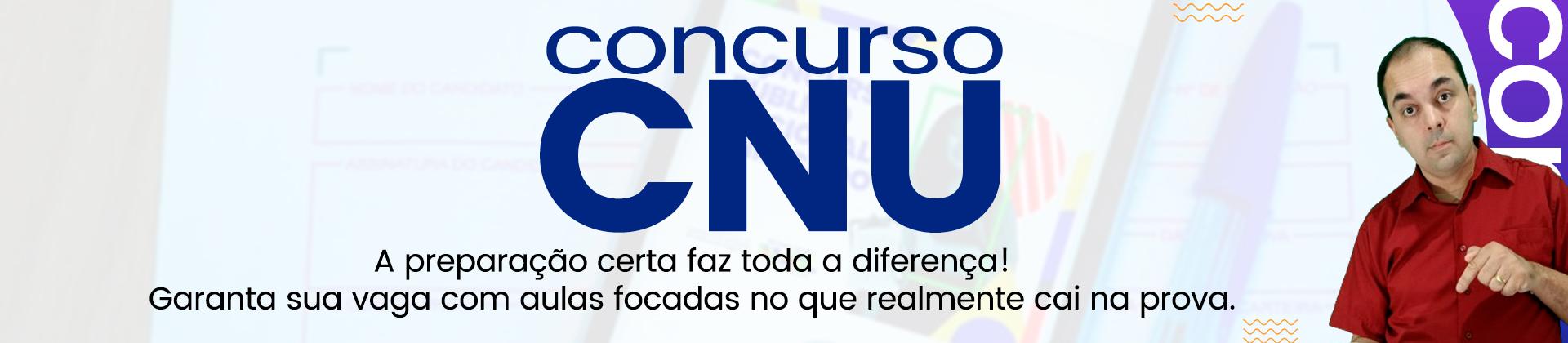 CNU 2025 - BLOCO 8 - CURSO COMPLETO NÍVEL MEDIO [PDF e AULAS]