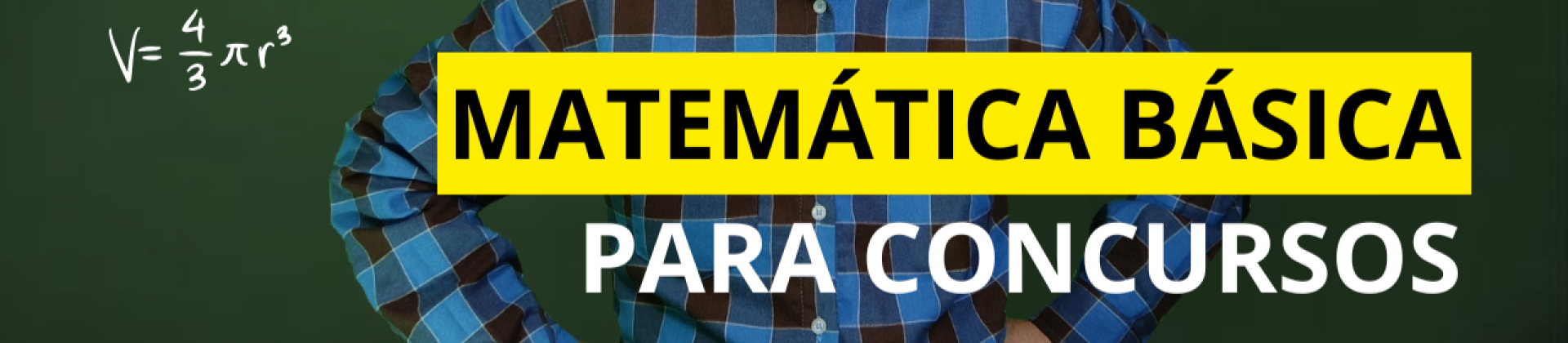 Curso Matemática para Concursos: do zero ao avançado