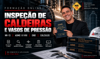 FORMAÇÃO ONLINE : INSPEÇÃO DE CALDEIRAS E VASOS DE PRESSÃO