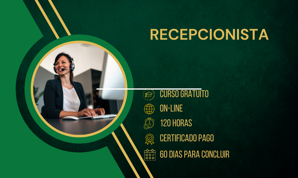 Curso Recepcionista 120 H
