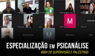 ESPECIALIZAÇÃO EM PSICANÁLISE - 400h de Supervisões e Palestras
