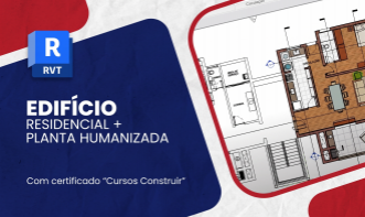 Revit 2017/2018: Edifício Residencial + Planta Humanizada | 1 ano