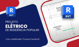 Revit MEP 2020 Básico: Projeto Elétrico de Residência Popular | 1 ano
