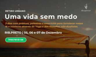 RETIRO URBANO - Uma vida sem medo - Dias 5, 6 e 7 de dezembro 2025