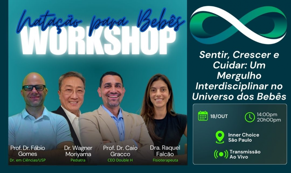 Workshop Natação para Bebês: Um Mergulho Interdisciplinar no Universo dos Bebês