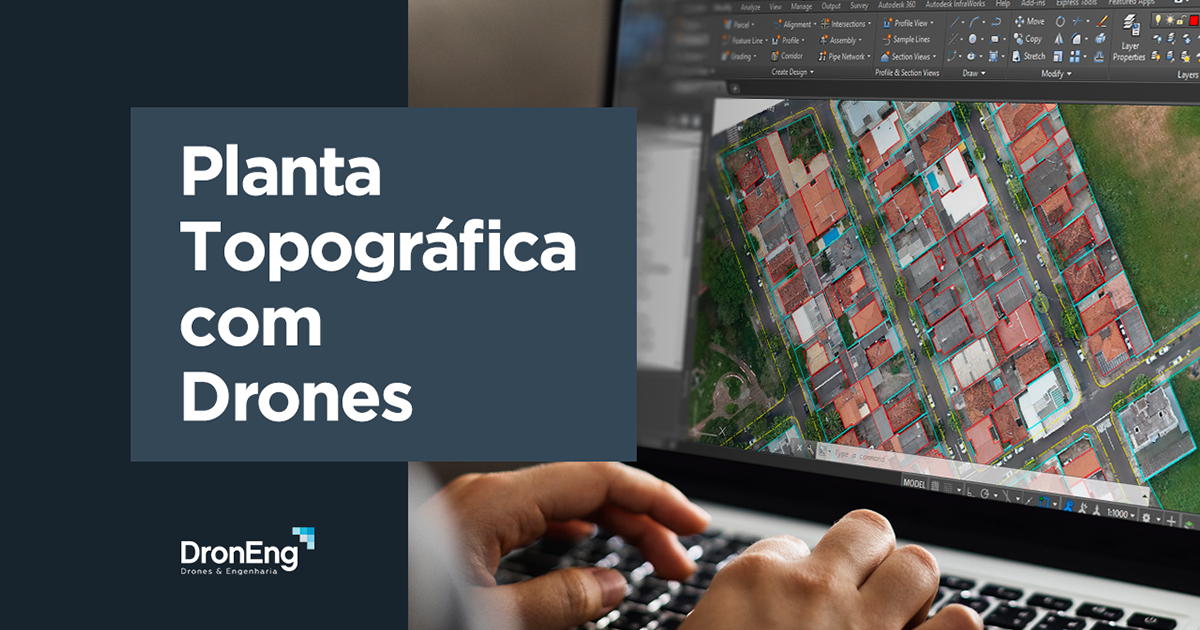 Planta Topográfica com Drones - DronEng