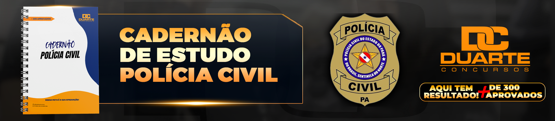 CADERNÃO POLÍCIA CIVIL
