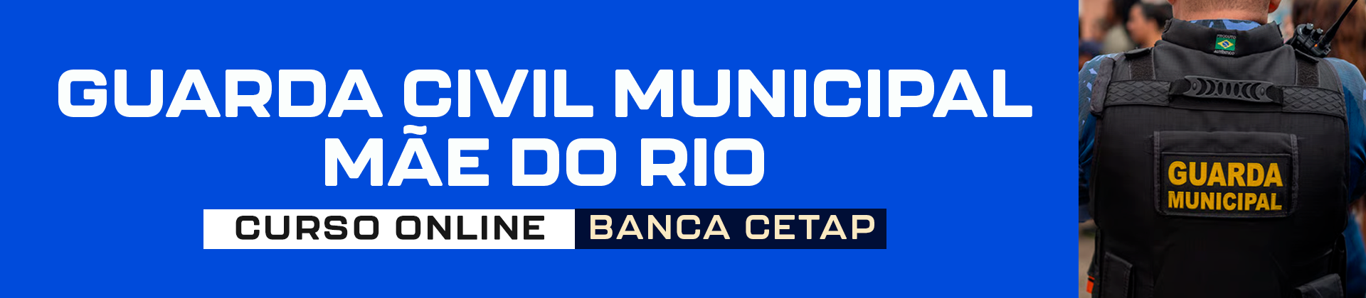GUARDA CIVIL MUNICIPAL - MÃE DO RIO (GRAVADO)