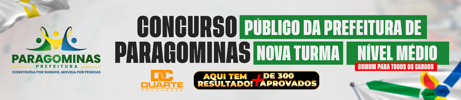 PREFEITURA DE PARAGOMINAS: Nível Médio