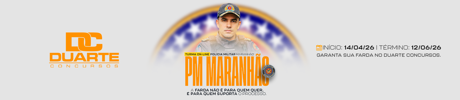 1º Turma: POLÍCIA MILITAR DO MARANHÃO (Ao vivo às 19h [segunda - sexta]) - Pagamento Único