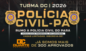 3º Turma: POLÍCIA CIVIL (Ao vivo às 19h [segunda - sexta]) - Turma 3 meses / Pagamento Único