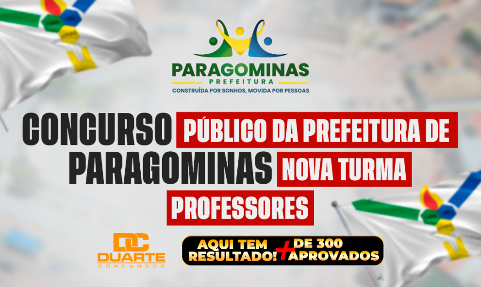 PREFEITURA DE PARAGOMINAS: Professores