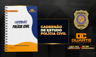 CADERNÃO POLÍCIA CIVIL