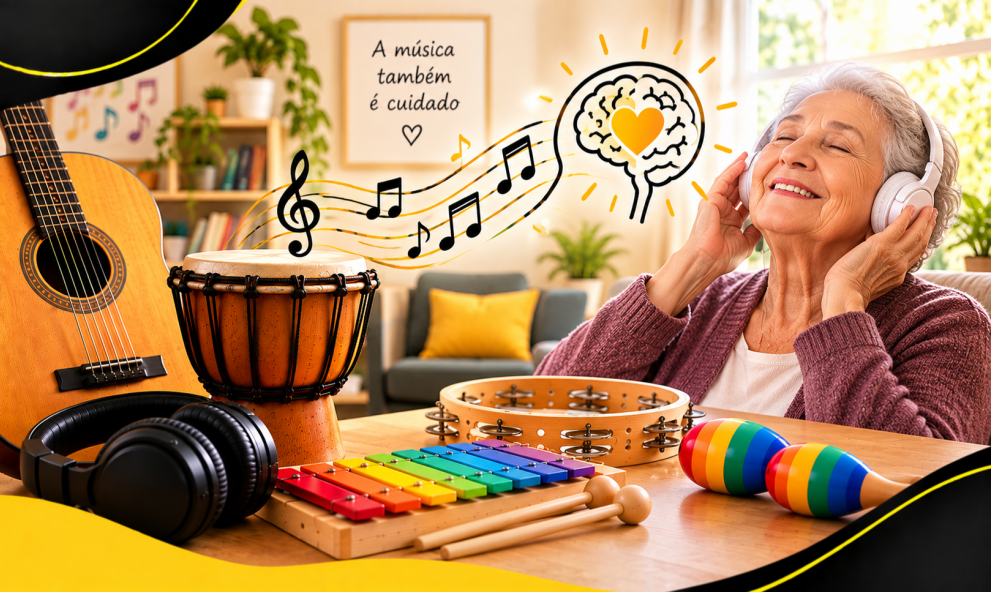 ATENDIMENTO MUSICOTERÁTICO PARA IDOSO