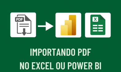 Como Importar PDF para o Excel ou Power BI