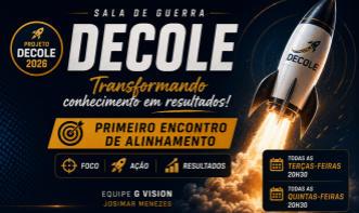 SALA DE GUERRA - PRIMEIRO DIA -  DECOLE 2026