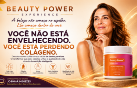Beauty Power Experience - Você não está evelhecendo. Você está perdendo colágeno.