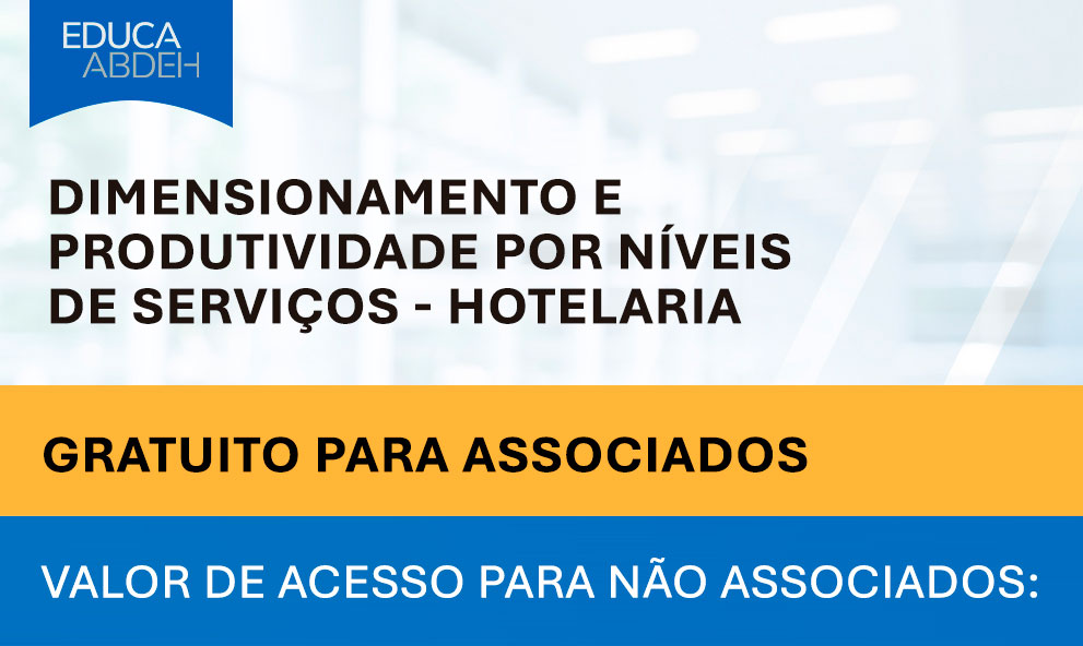 Dimensionamento e produtividade por níveis de serviços - hotelaria