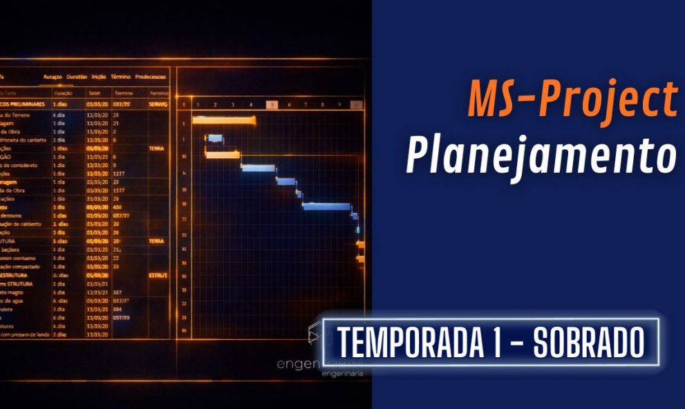 MS Project - Planejamento e controle de obras
