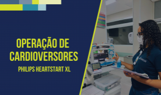 Operação de Cardioversor: PHILIPS HEARTSTART XL