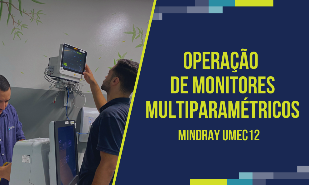 Operação de Monitor Multiparamétrico: MINDRAY UMEC 12